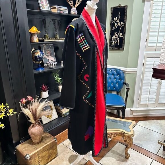 Lynn Murray Vintage Wool Trench Coat • Size Large • Classic 80s/90s - Picture 8 of 16